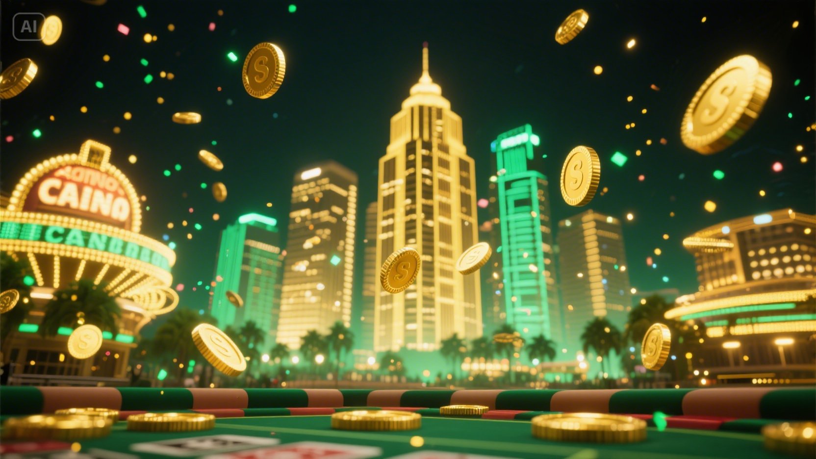 Casino Miami Dice desktop and mobile interfaces